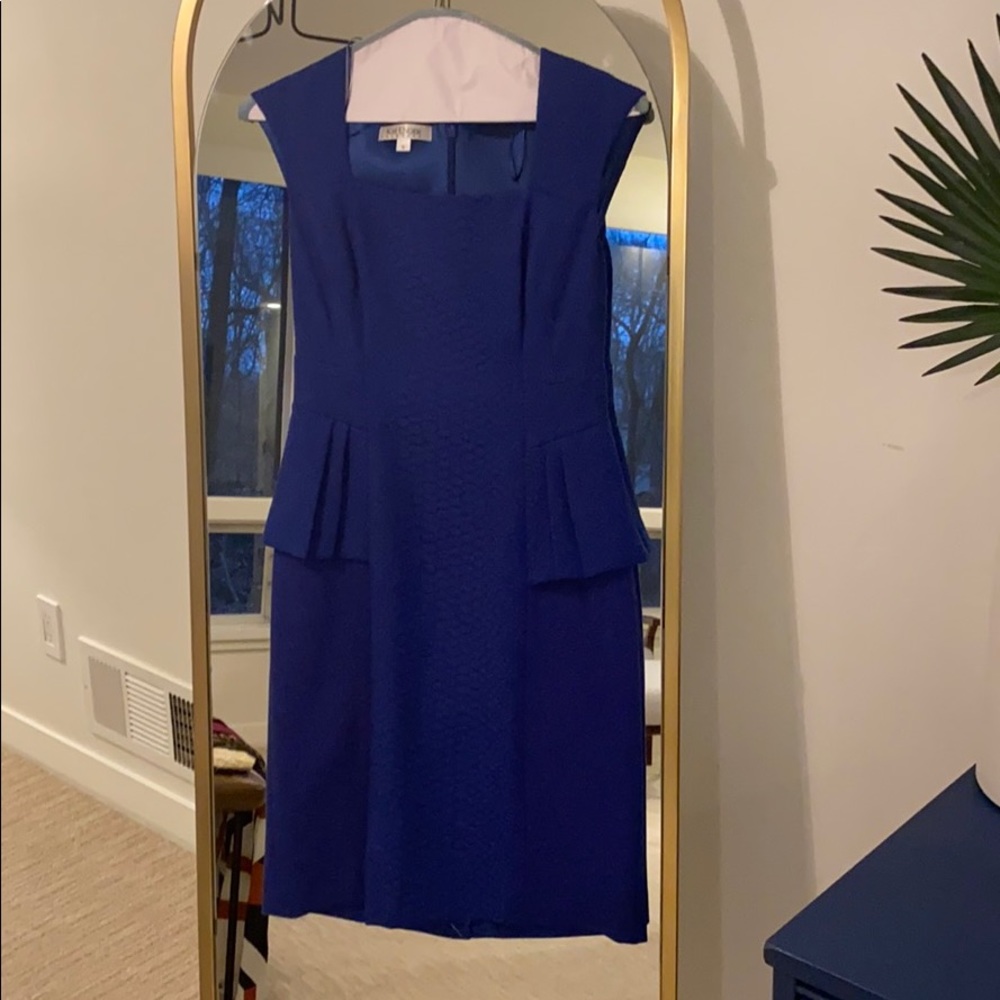New Kay unger dress peplum size 6